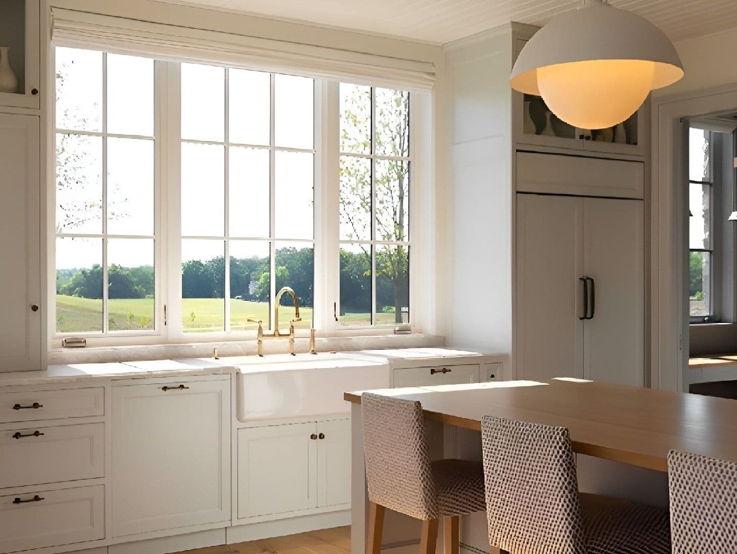 Marvin Ultimate Casement Narrow Windows in a kitchen.