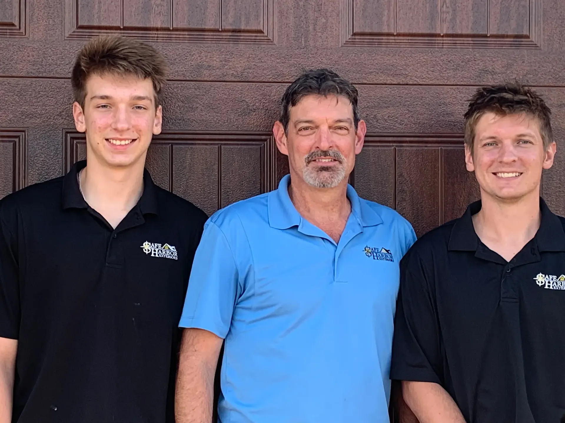 Steve, Owner of Safe Harbor Exteriors and His Sons.