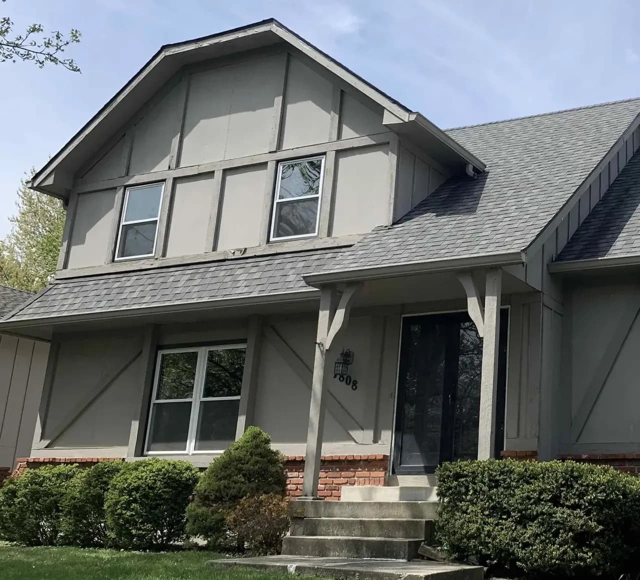 James Hardie Siding Updates Tudor-style Home in Shawnee