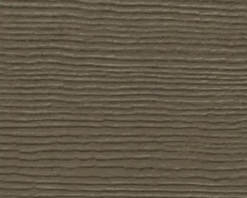 A swatch of brown James Hardie Non-Vented Cedarmill HardieSoffit.